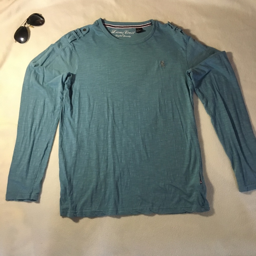 LIONS CREST By ENGLISH LAUNDRY LONG SLEEVE TEE Size L